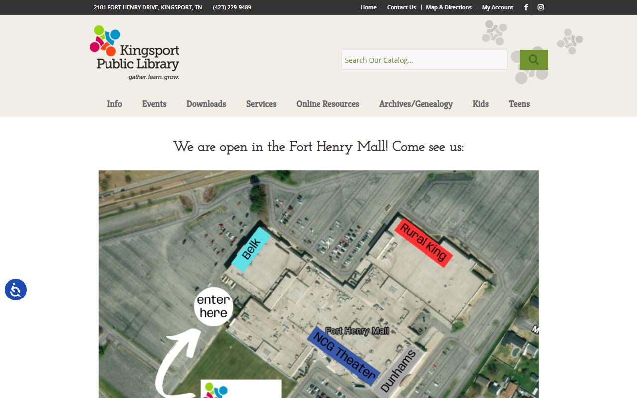 Kingsport Genealogy research at Kingsport Public Library