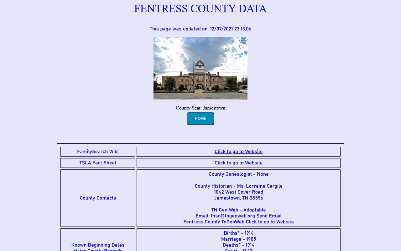Fentress County genealogy records guide from the Tennessee Genealogical Society