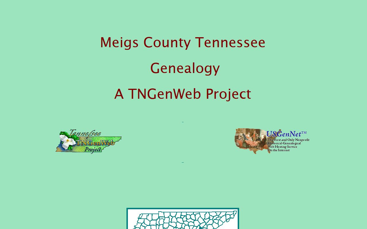 Meigs County genealogy records on the Meigs County TNGenWeb page